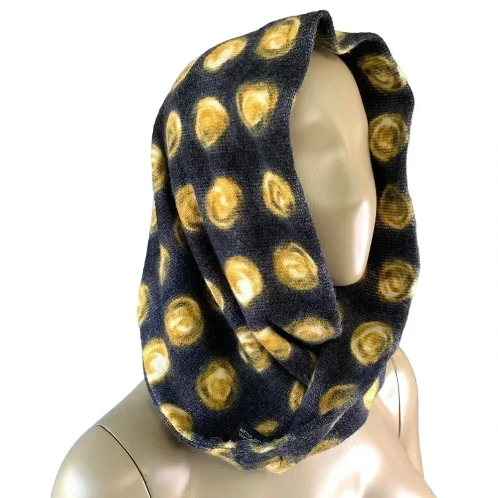 Anthropologie Madison 88 Women's Wool Blend Cowl Snood Head Knit Scarf One Size